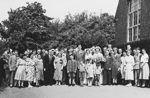 Joan and John White's wedding